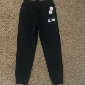 BRAND NEW with tag, Converse black All-Star sweatpants, women’s small